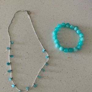 Bracelet and necklace set